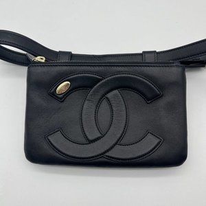✨Sold  💖 CHANEL CC Mania Belt Bag (Fanny pack) in Black (Auth’d by Zeko)